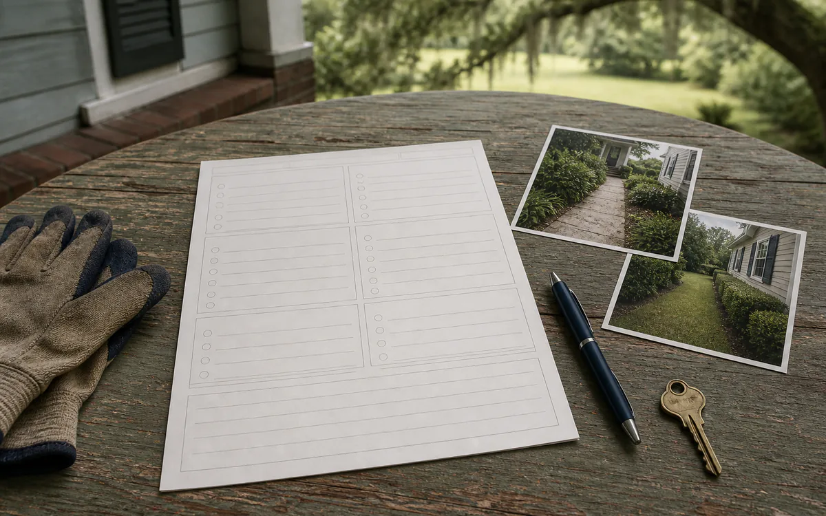 Code compliance cleanup planning materials for South Carolina property owners