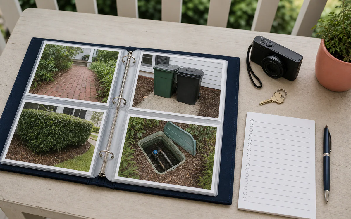 Household planning materials for the Cleanup Documentation Checklist in South Carolina