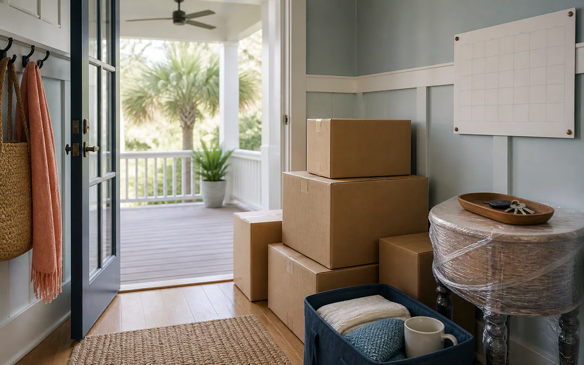 Move Management planning in a warm, organized South Carolina home